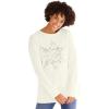 Woman Within Plus Size Holiday Sweater(Ivory Snowflake)