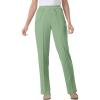 Woman Within Plus Size Knit Pull-On Elastic-Waist Pants(Sage)