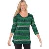 Emerald Green Patchwork Stripe