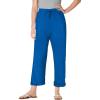 Woman Within Plus Size Petite The Boardwalk Pant(Bright Cobalt)