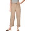 Woman Within Plus Size Petite The Boardwalk Pant(New Khaki)