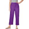 Woman Within Plus Size Petite The Boardwalk Pant(Purple Orchid)