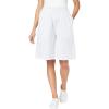 Woman Within Plus Size Split Skirt(White)