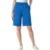 Woman Within Plus Size Sport Knit Short(Bright Cobalt)