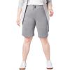Woman Within Plus Size Sport Knit Short(Medium Heather Grey)