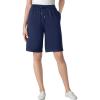 Woman Within Plus Size Sport Knit Short(Navy)