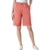 Woman Within Plus Size Sport Knit Short(Sweet Coral)