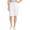 Woman Within Plus Size Sport Knit Short(White)