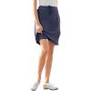 Woman Within Plus Size Sport Knit Skort(Navy)