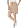 Woman Within Plus Size Sport Knit Skort(New Khaki)
