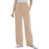 Woman Within Plus Size Sport Knit Straight-Leg Pull-On Pants(New Khaki)