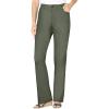 Woman Within Plus Size Stretch Denim Five-Pocket Bootcut Jeans(Olive Green)