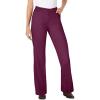 Woman Within Plus Size Stretch Denim Wide-Leg Five-Pocket Jeans(Deep Claret)