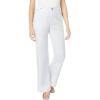 Woman Within Plus Size Stretch Denim Wide-Leg Five-Pocket Jeans(White)