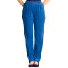 Woman Within Plus Size Velour Pant(Deep Cobalt)