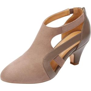 Comfortview Women’s Wide Width The Sage Pump(Dark Taupe)