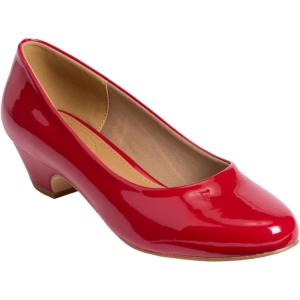 Comfortview Women’s Wide Width The Vida Pump(Red Patent)