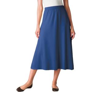 Woman Within Plus Size 7-Day Knit A-Line Skirt(Royal Navy)