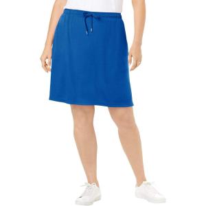 Woman Within Plus Size Sport Knit Skort(Bright Cobalt)