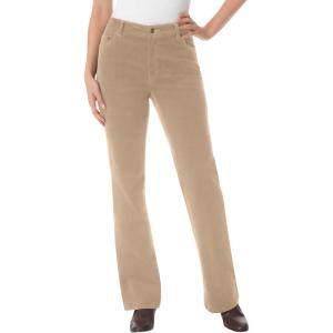 Woman Within Plus Size Stretch Corduroy Bootcut Pant(New Khaki)