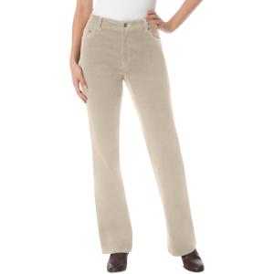 Woman Within Plus Size Stretch Corduroy Bootcut Pant(Pine)