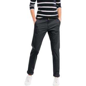 ellos Comfortable Women’s Plus Size Modern Stretch Chino Pants Slim Fit Work & Casual(Black)