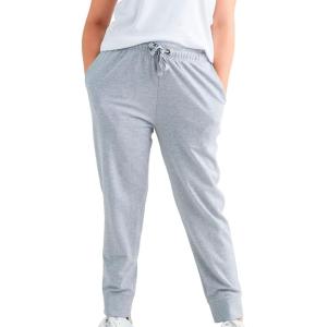 ellos Plus Size French Terry Jogger(Heather Grey)