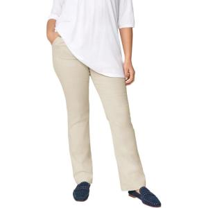 ellos Women’s Plus Size Classic Stretch Chino(Stone)