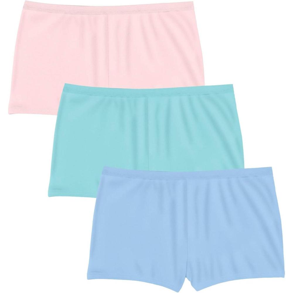 imageComfort Choice Plus Size Boy Short 3PackPastel Pack