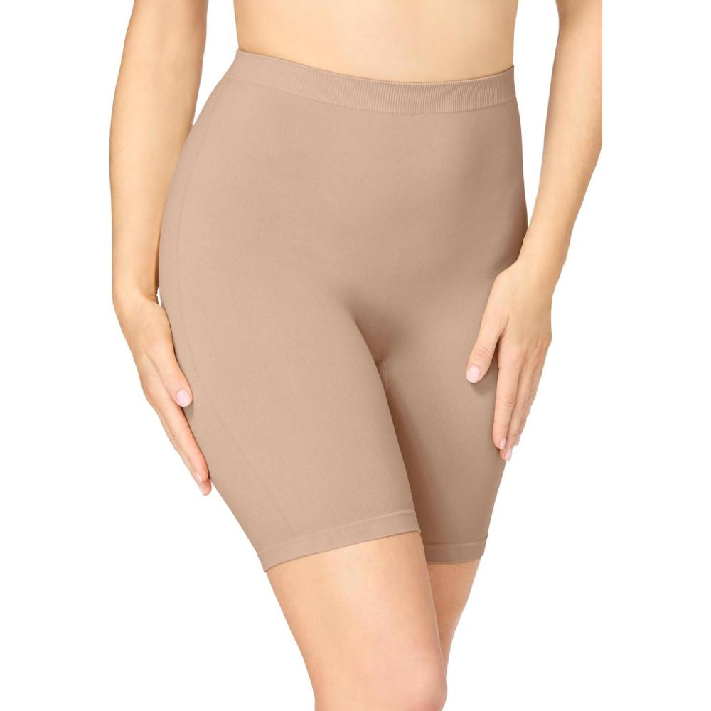 imageComfort Choice Plus Size SlipShort BoxerNude