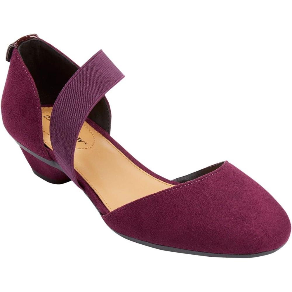 imageComfortview Womens Plus Size The Camilla PumpDark Berry