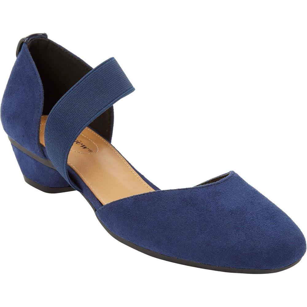 imageComfortview Womens Plus Size The Camilla PumpEvening Blue