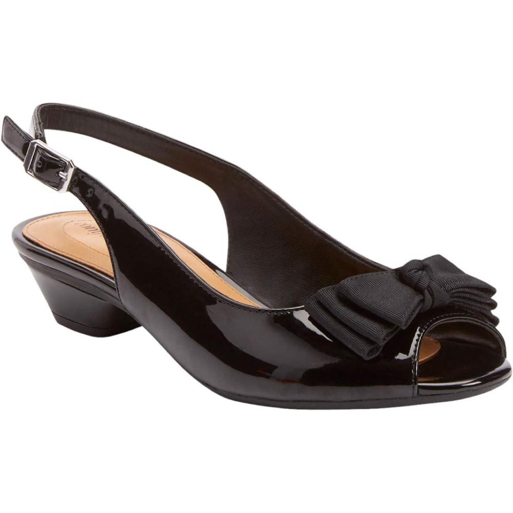 imageComfortview Womens The Reagan Slingback Wide Widths AvailableBlack