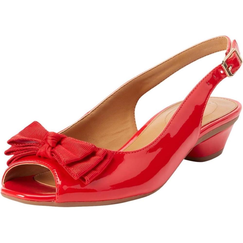 imageComfortview Womens The Reagan Slingback Wide Widths AvailableHot Red