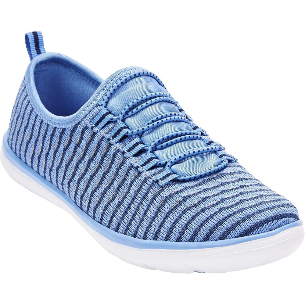 imageComfortview Womens Wide Width The Ariya SneakerFrench Blue