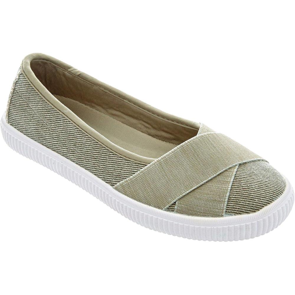 imageComfortview Womens Wide Width The Jazlyn SlipOnOlive