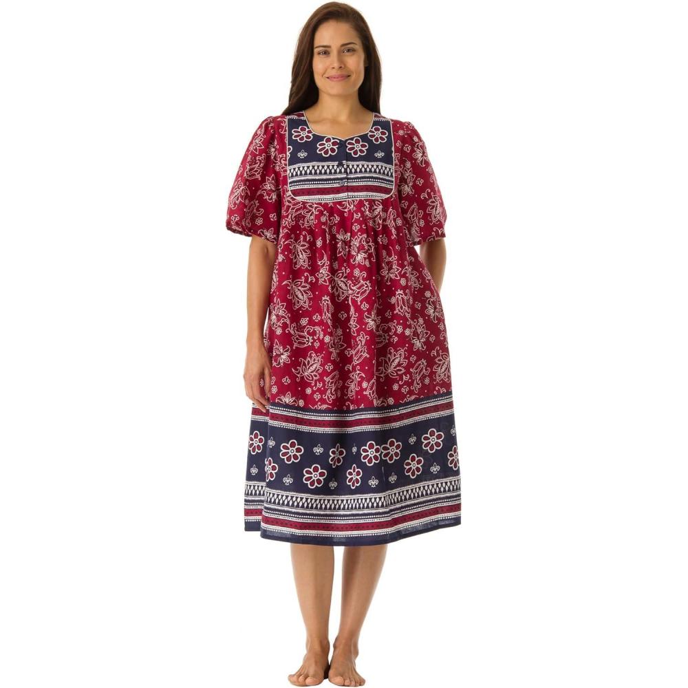 imageOnly Necessities Plus Size Mixed Print Short LoungerClassic Red Print