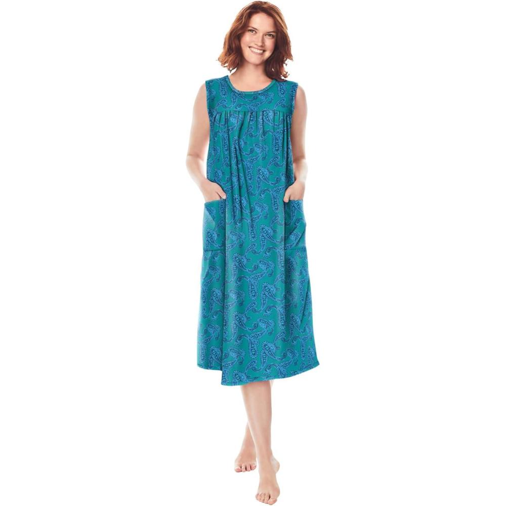 imageOnly Necessities Plus Size Sleeveless Print LoungerWaterfall Paisley