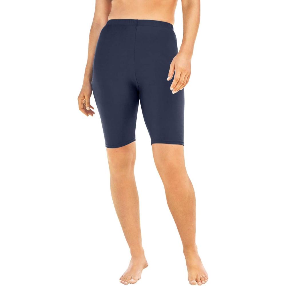 imageSwim 365 Womens Plus Size HighWaist Swim Bike ShortNavy