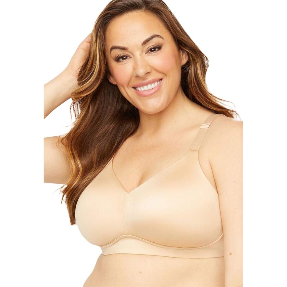 imageWomens Plus Size Wireless Back Smoothing BraNude