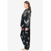 Amoureuse Plus Size The Luxe Satin Pajama Set(Black)