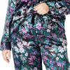 Amoureuse Plus Size The Luxe Satin Pajama Set(Leopard)