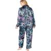 Amoureuse Plus Size The Luxe Satin Pajama Set(Plum Burst)