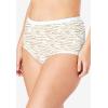 Comfort Choice Plus Size Cotton Brief 5-Pack(Animal Print Pack)