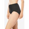 Comfort Choice Plus Size Cotton Brief 5-Pack(Black Pack)
