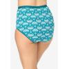Comfort Choice Plus Size Cotton Brief 5-Pack(Fairisle Heart Pack)