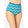 Comfort Choice Plus Size Cotton Brief 5-Pack(Fairisle Heart Pack)
