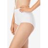 Comfort Choice Plus Size Cotton Brief 5-Pack(White Pack)