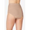 Comfort Choice Plus Size Cotton Incontinence Brief 2-Pack – 7, Floral Swirl Pack(Nude)