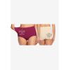 Comfort Choice Plus Size Cotton Spandex Comfort Waist Brief 2-Pack(Fall Pack)